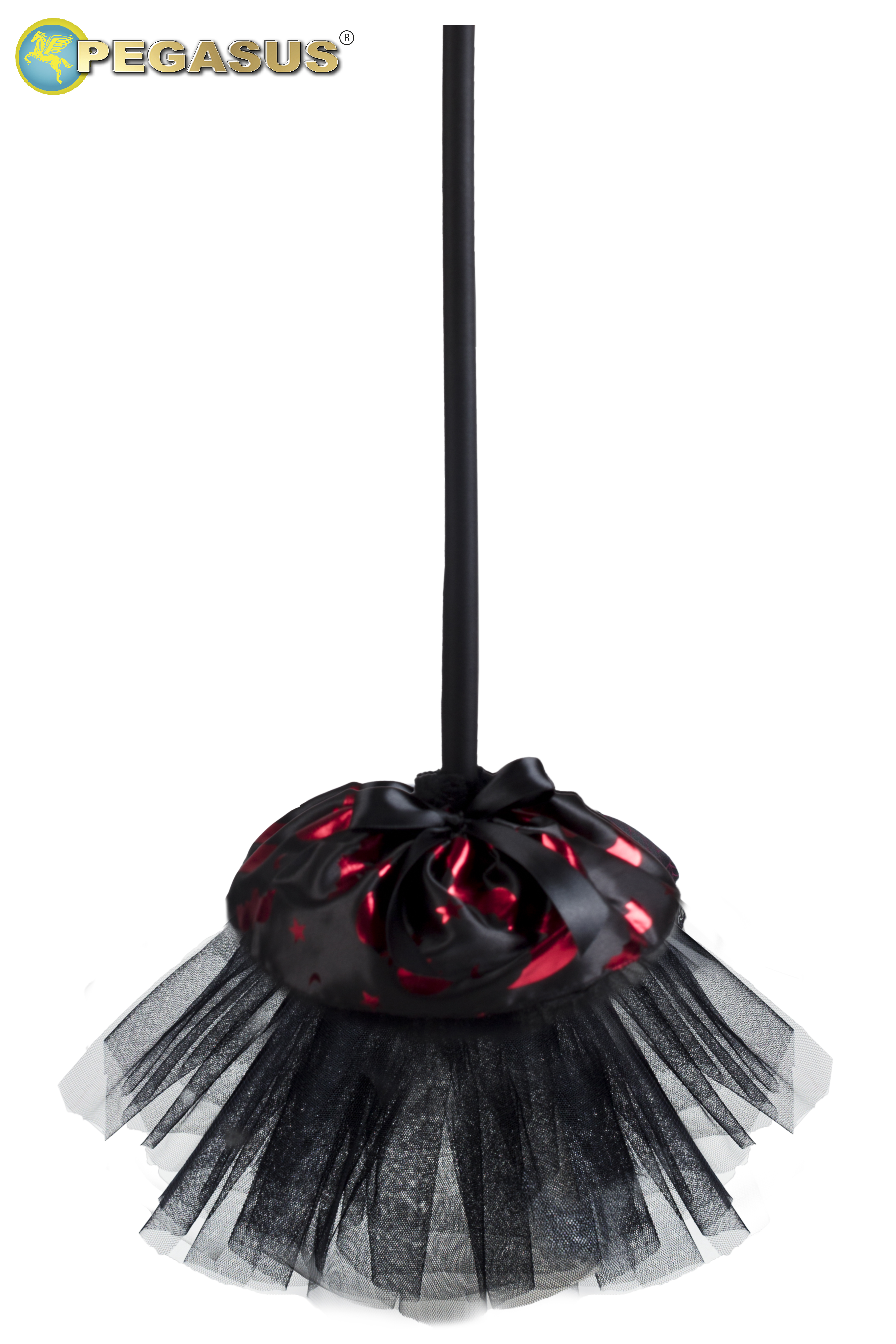 SCOPA STREGA ROSSA DI HALLOWEEN